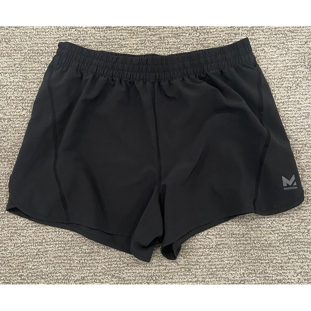 Mission Vapor Active Athletic Black Shorts Women's‎ Size XL